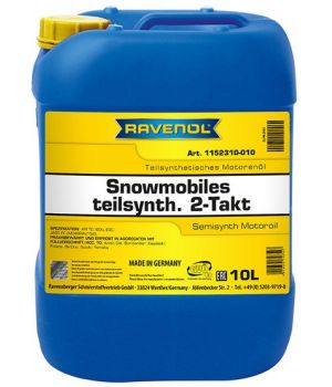 Масло для 2T снегоходов RAVENOL Snowmobiles Teilsynth 2-Takt, 10л