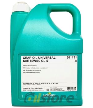 Трансмиссионное масло MOTOREX GEAR OIL UNIVERSAL 80W-90 GL-5, 5л