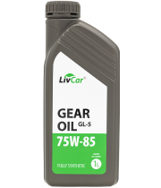 Трансмиссионное масло LIVCAR GEAR OIL GL-5 75W-85, 1л