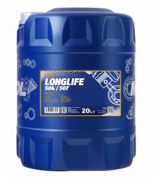 Моторное масло MANNOL 7715 LONGLIFE 504/507 5W-30, 20л