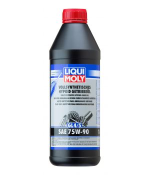Трансмиссионное масло LIQUI MOLY Vollsynthetisches Hypoid-Getriebeoil 75W-90, 1л
