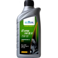 Трансмиссионное масло GT OIL GT Hypoid Synt 75W-90 GL-5, 1л