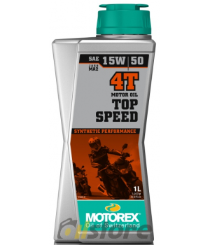 Моторное масло MOTOREX TOP SPEED 4T 15W-50, 1л