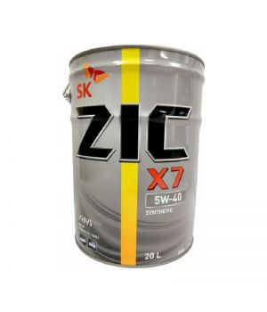Моторное масло ZIC X7 5W-40, 20л