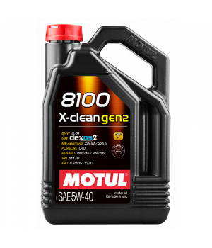 Моторное масло Motul 8100 X-clean gen2 5W-40, 4л