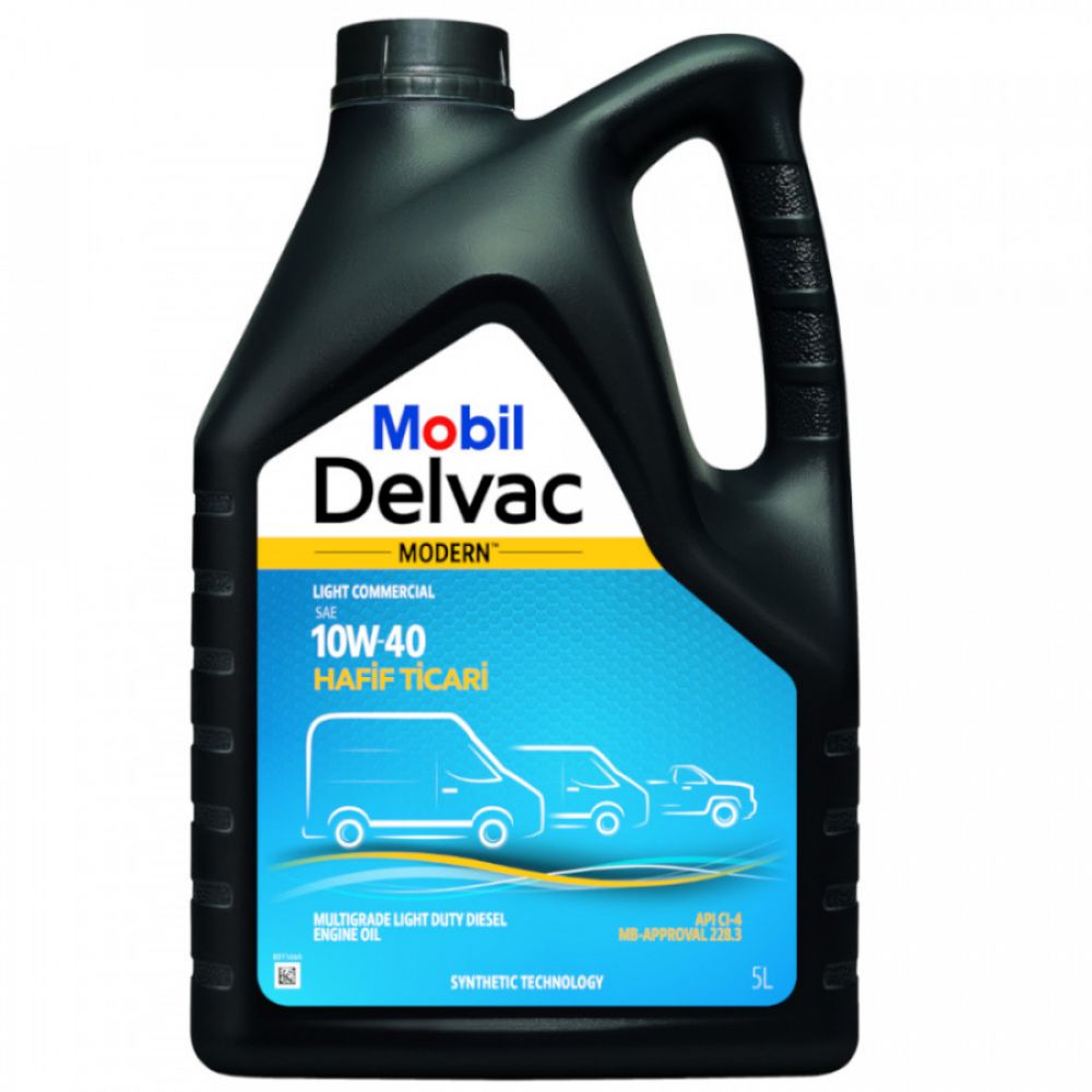 Моторное масло Mobil DELVAC Modern Light Commercial 10W-40, 5л