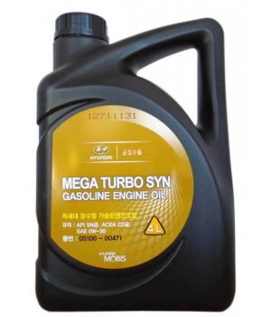 Моторное масло Hyundai/Kia Mega Turbo SYN 0W-30, 4л
