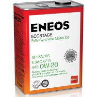 Моторное масло ENEOS Ecostage 0W-20, 4л