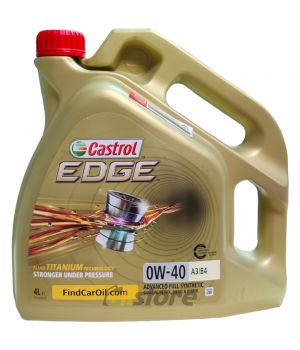 Моторное масло Castrol EDGE 0W-40, 4л
