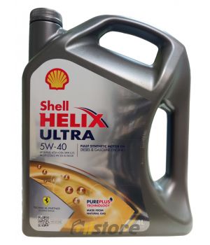 Моторное масло Shell Helix Ultra 5W-40 SN Plus, 4л
