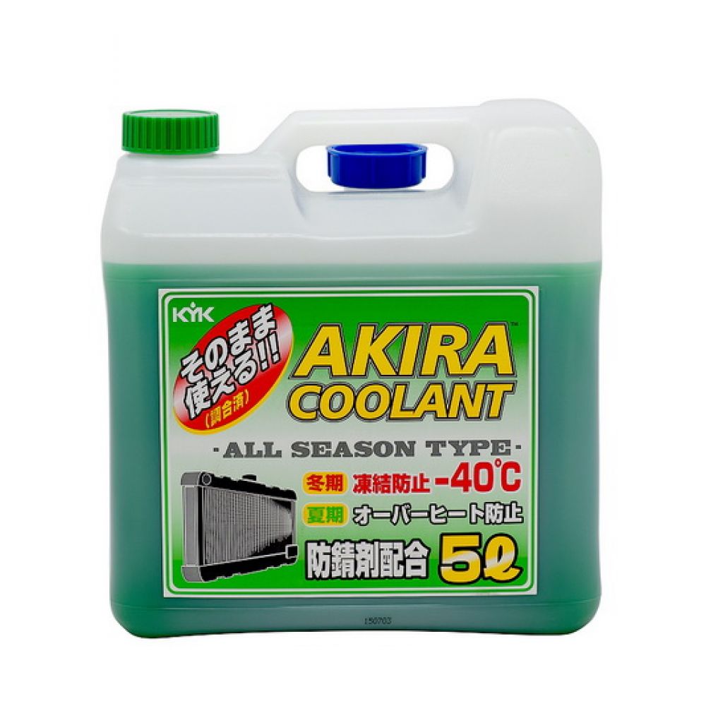 Антифриз AKIRA Coolant -40°C зеленый, 5л