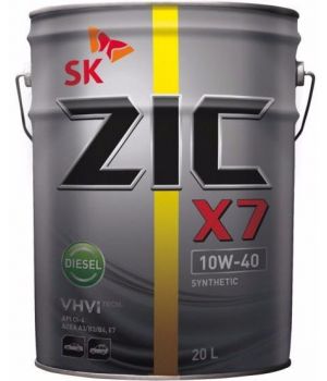 Моторное масло ZIC X7 Diesel 10W-40, 20 л.