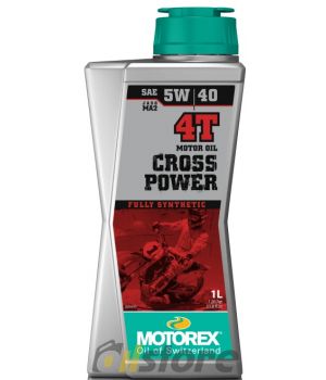 Моторное масло MOTOREX CROSS POWER 4T 5W-40, 1л