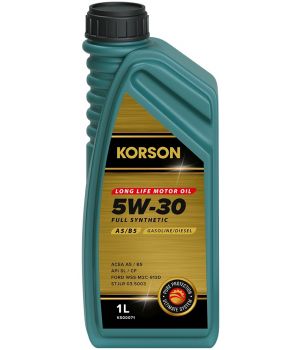 Моторное масло KORSON FULL SYNTHETIC A5/B5 5W-30, 1л