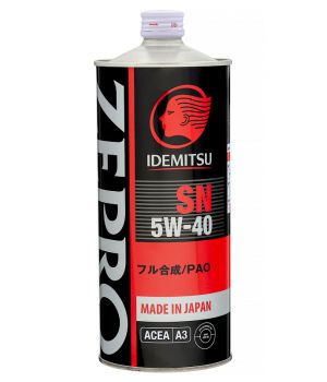 Моторное масло IDEMITSU Zepro Racing 5W-40, 1л