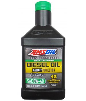 Моторное масло AMSOIL Max-Duty Synthetic Diesel Oil 0W-40, 0.946л