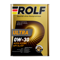 Моторное масло ROLF ULTRA 0W-30 A3/B4 SL/CF, 4л