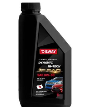 Моторное масло Oilway Dynamic Hi-Tech JP PAO 0W-30, 1л