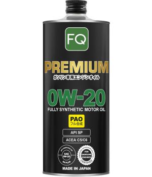 Моторное масло FQ FULLY SYNTHETIC (PAO) SP/GF-6A/C5/C6 0W-20, 1л