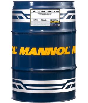 Моторное масло MANNOL 7917 ENERGY FORMULA C4 5W-30, 60л