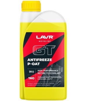 Антифриз для мотоциклов LAVR MOTO GT P-OAT Ln7911, 1кг