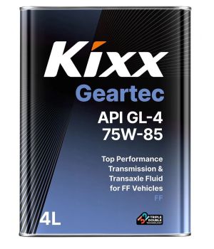 Трансмиссионное масло Kixx Geartec FF GL-4 75W-85, 4л