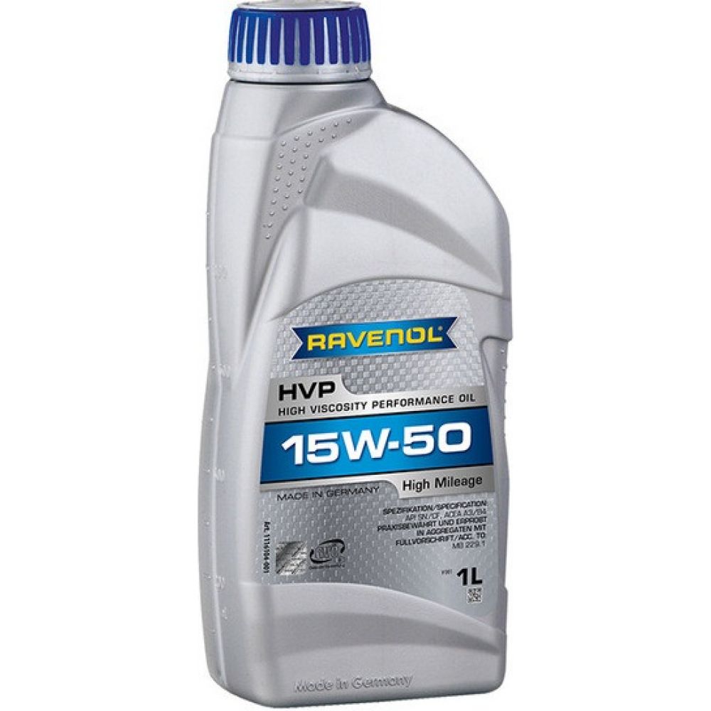 Моторное масло RAVENOL HVP High Viscosity Perfor Oil 15W-50, 1л