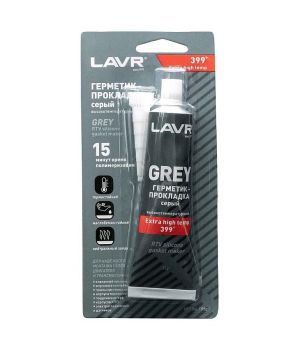Герметик-прокладка серый высокотемпературный LAVR Ln1739, 85 г.