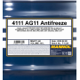 Антифриз MANNOL 4111 ANTIFREEZE LONGTERM AG11 (концентрат), 60л