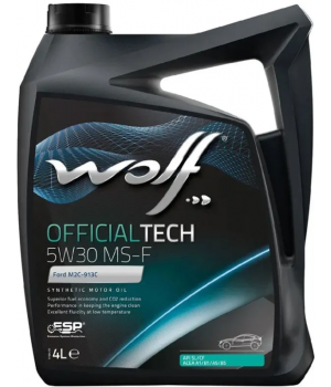 Моторное масло WOLF OFFICIALTECH MS-F 5W-30, 4л