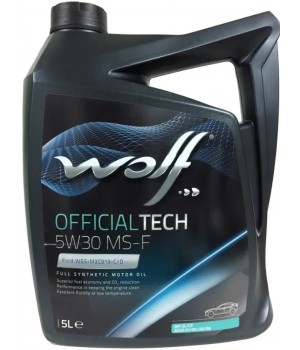 Моторное масло WOLF OFFICIALTECH MS-F 5W-30, 5л