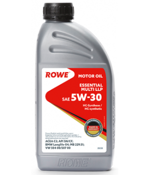 Моторное масло ROWE ESSENTIAL MULTI LLP 5W-30, 1л