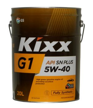 Моторное масло Kixx G1 SN Plus 5W-40, 20л