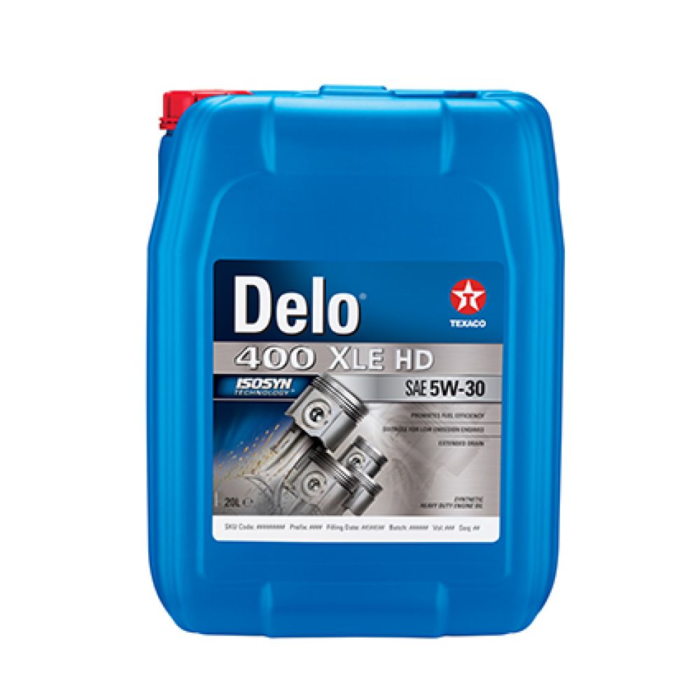 Моторное масло Texaco DELO 400 XLE HD 5W-30, 20л