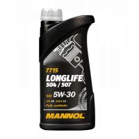 Моторное масло MANNOL 7715 LONGLIFE 504/507 5W-30, 1л