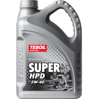 Моторное масло TEBOIL SUPER HPD 5W-40, 4л