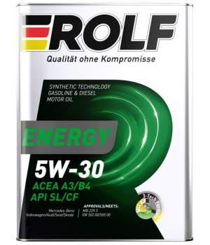 Моторное масло ROLF ENERGY 5W-30 A3/B4 SL/CF, 4л
