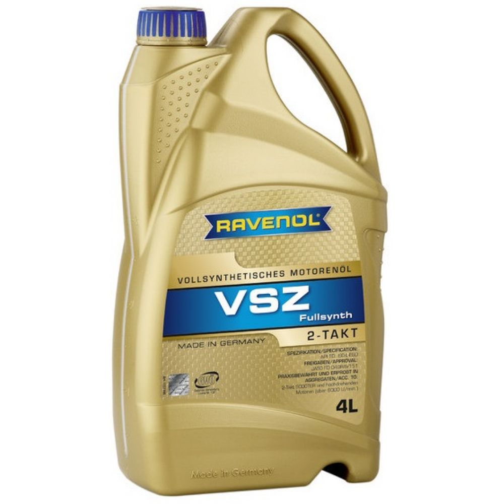 Моторное масло для 2T RAVENOL VSZ Zweitaktoel Vollsynth, 4л - цены и  характеристики | Купить в интернет-магазине автомобильных масел OIL-STORE.RU