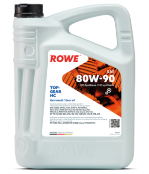 Трансмиссионное масло ROWE HIGHTEC TOPGEAR 80W-90 HC, 5л