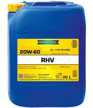 Моторное масло RAVENOL RHV Racing High Viscosity 20W-60, 20л