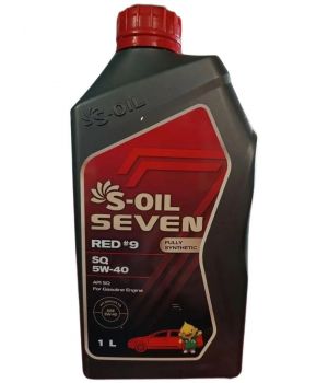 Моторное масло S-Oil SEVEN RED #9 SQ 5W-40, 1л