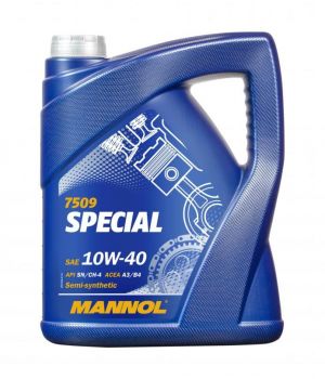 Моторное масло MANNOL 7509 SPECIAL 10W-40, 5л