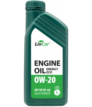 Моторное масло LIVCAR ENGINE OIL ENERGY ECO 0W-20 API SP/GF-6A, 1л