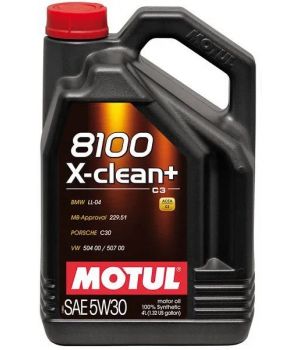 Моторное масло MOTUL 8100 X-clean+ 5W-30, 4л