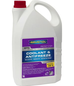 Антифриз RAVENOL OTC Protect C12+ Premix -40C, 5л