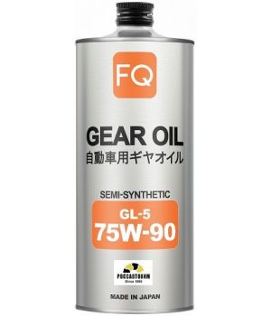 Трансмиссионное масло FQ GEAR GL-5 75W-90 SEMI-SYNTHETIC, 1л