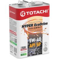 Моторное масло TOTACHI HYPER Ecodrive Fully Synthetic 5W-40 SP/SN PLUS, 4л