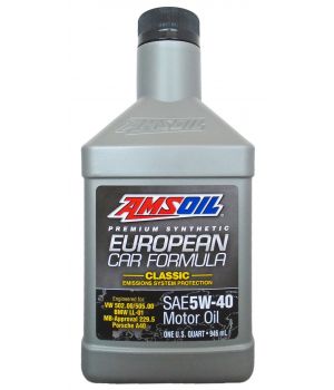 Моторное масло AMSOIL European Car Formula Full-SAPS Synthetic Motor Oil SAE 5W-40 (0,946л)