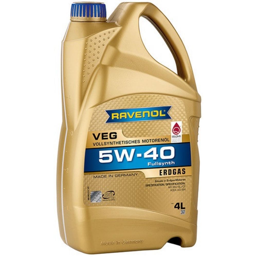Моторное масло RAVENOL VEG 5W-40, 4л