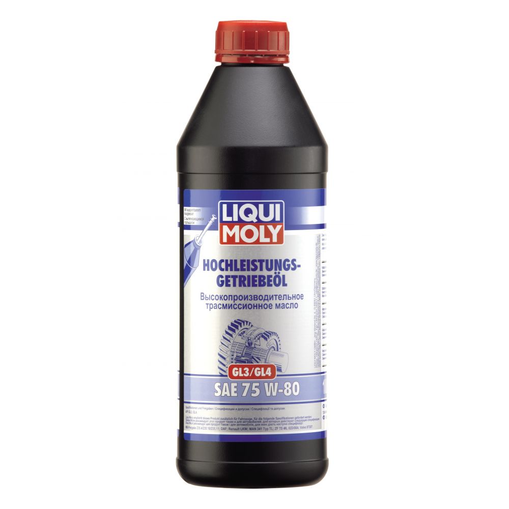Трансмиссионное масло LIQUI MOLY НС Hochleistungs-Getriebeoil 75W-80, 1л